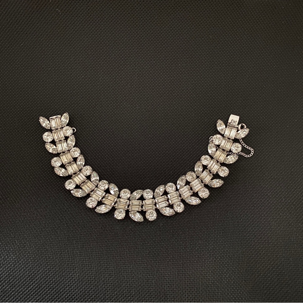 Stunning Bright Vintage Rhinestone Bracelet